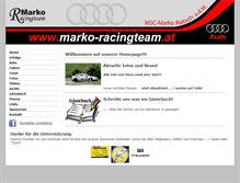 Tablet Screenshot of marko-racingteam.at